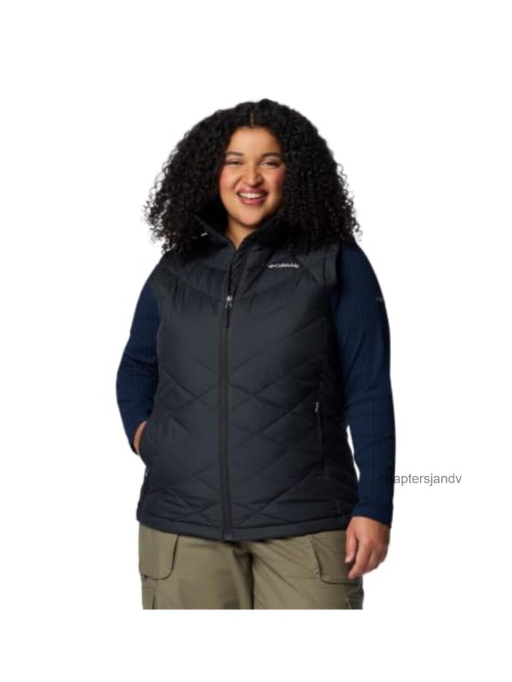 Columbia Heavenly II Insulated Quilted Puffer Vest Fleece Lined